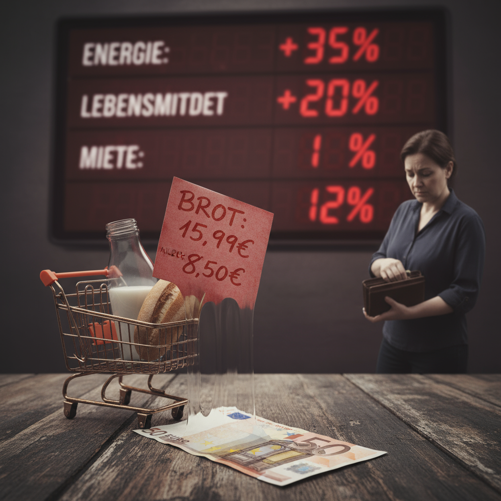 Geld wird immer weniger wert, Inflation und Kaufkraftverlust nehmen immer weiter zu.